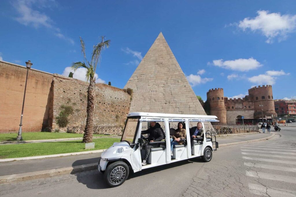 Rome Day Tour by Golf Cart from Civitavecchia ETuk Tours Rome