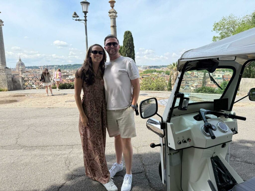 Rome Evening Tour by Golf Cart ETuk Tours Rome